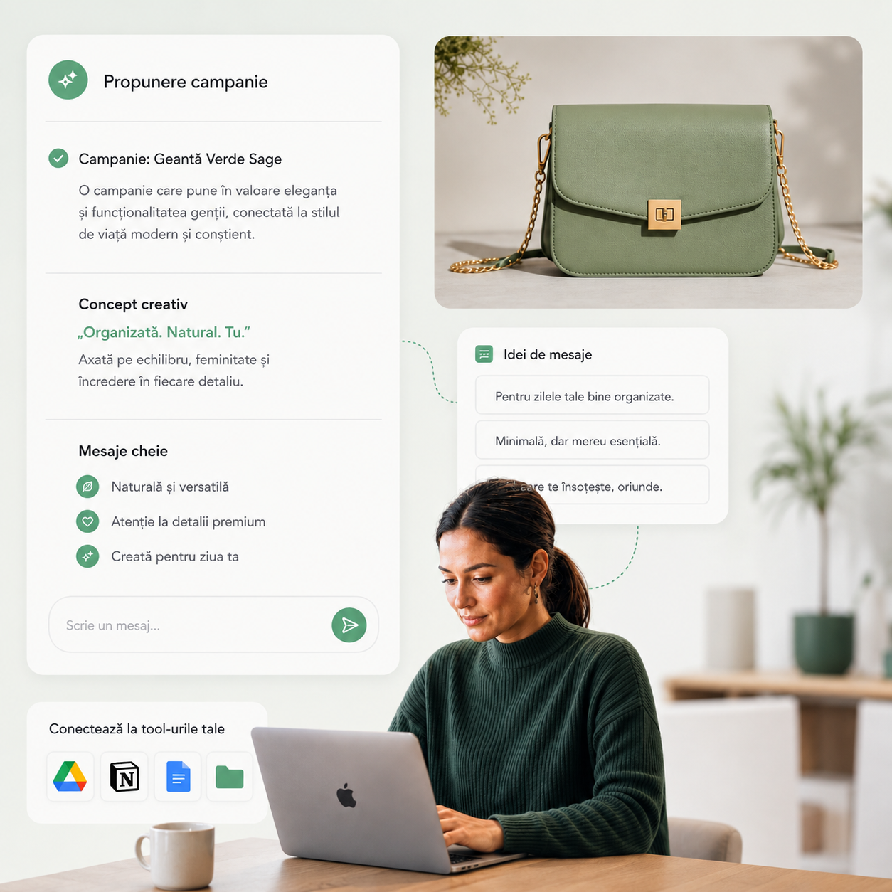 DIMA chat on your catalog, documents, and brand DNA