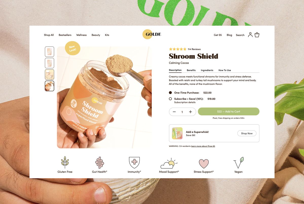 Product page upgraded with AI in DIMA