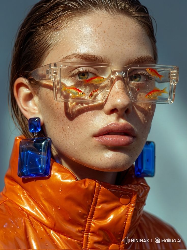 Fashion portrait generated in DIMA Media Studio